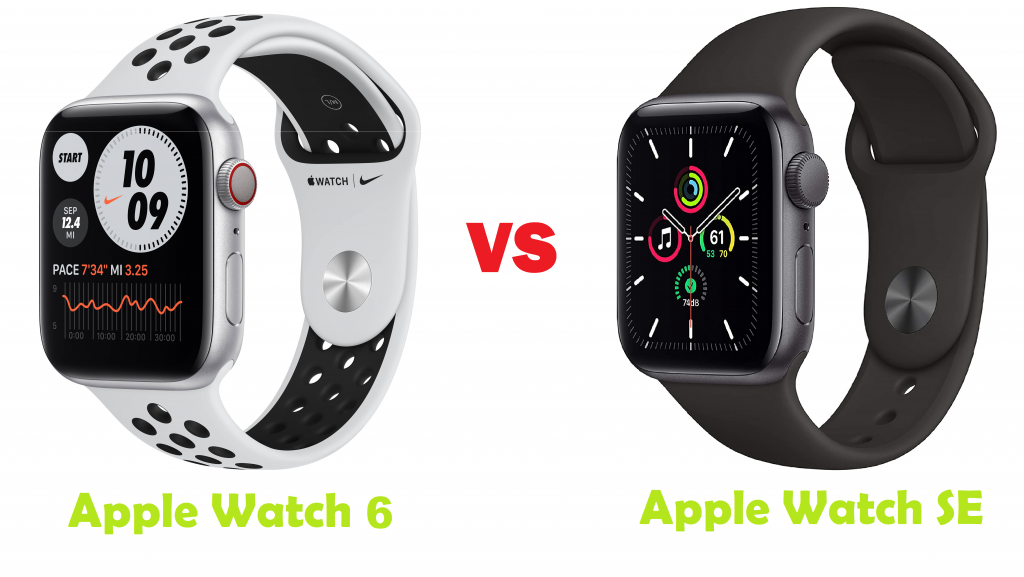Apple Watch Series 6 vs Apple Watch SE Comparison 2021