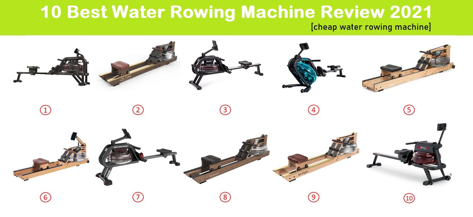 10 Best Water Rowing Machines 2021 Review & Comparison
